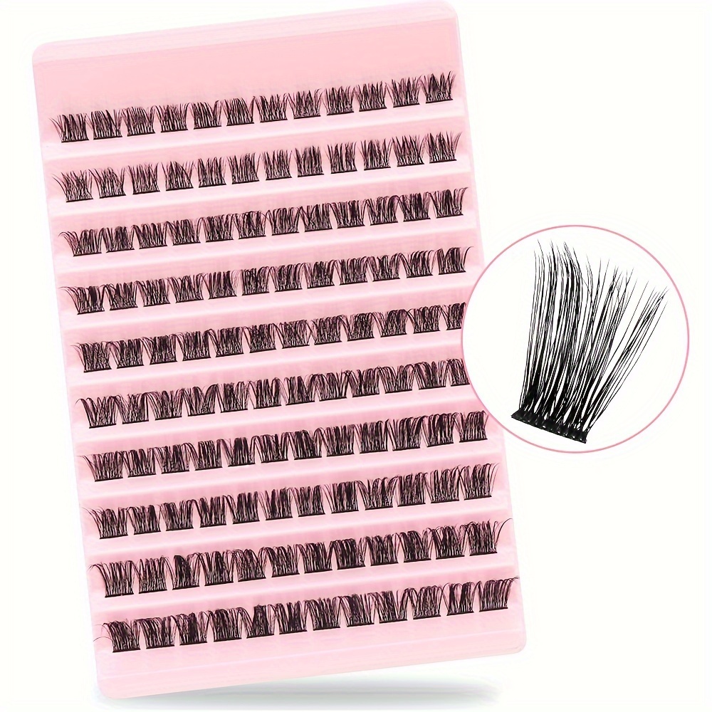 

10 Pairs False Eyelashes - 10-16mm C , Fluffy, Volume, Mixed Style Individual Lashes, Beginner-friendly