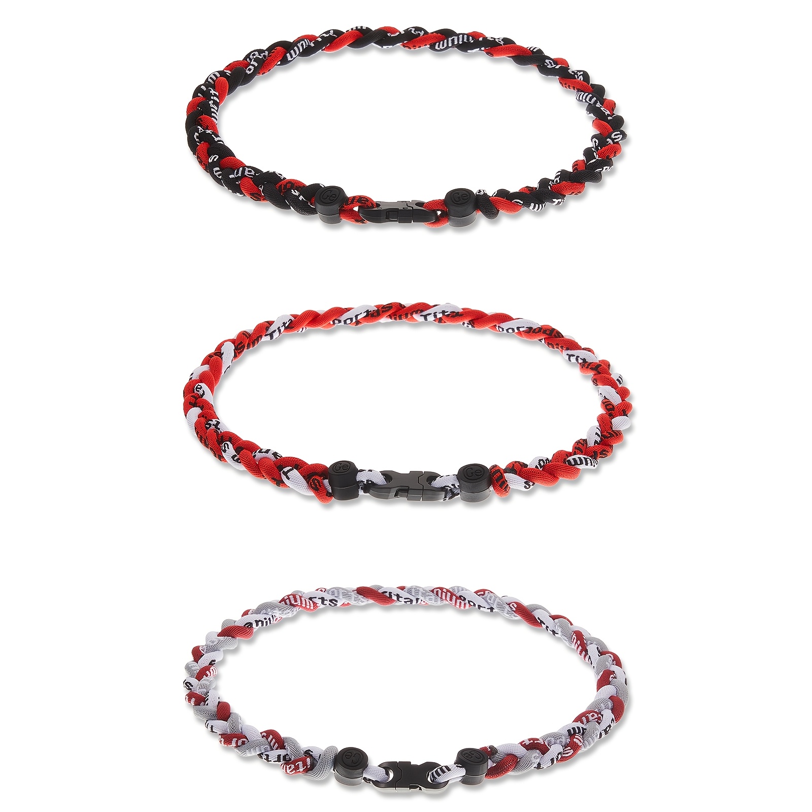 braided baseball necklace sold on Temu United States