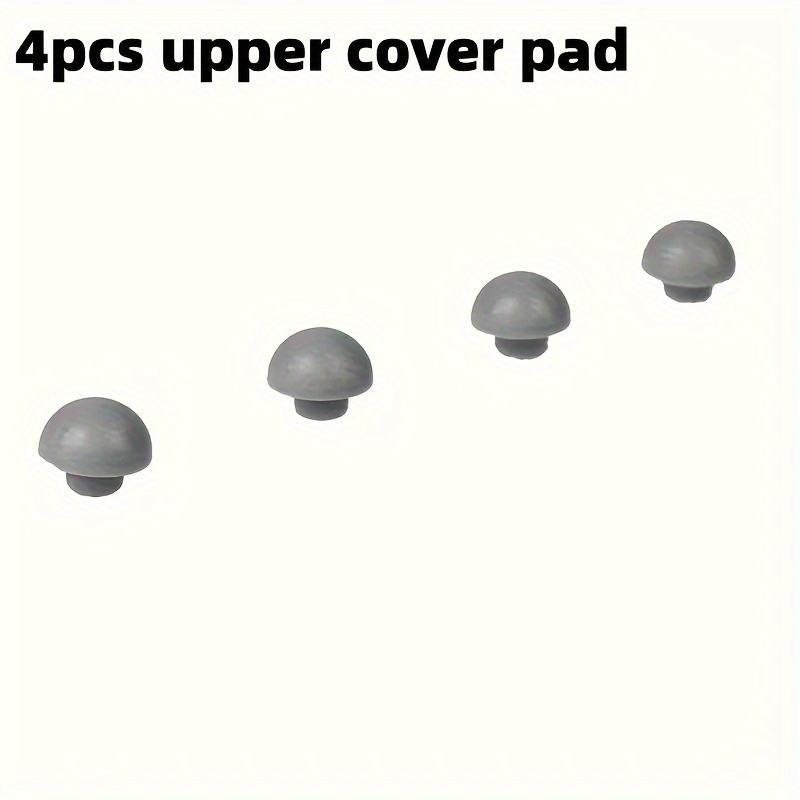 4pcs Toilet Seat Cushion Buffer, Toilet Cover Bumper, Sitting Bath Basin Toilet Seat Bumper, Gasket Toilet Seat Cushion, Bathroom Accessories, Bathroom Supplies, Bathroom Tools, Toilet Seat Cover