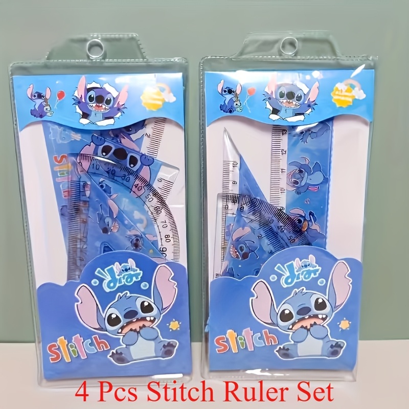 Conjunto de réguas Stitch (4 peças)