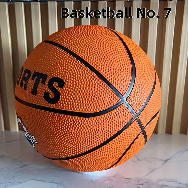 TEMU Durable Size 7 Rubber Basketball - , Games & Training