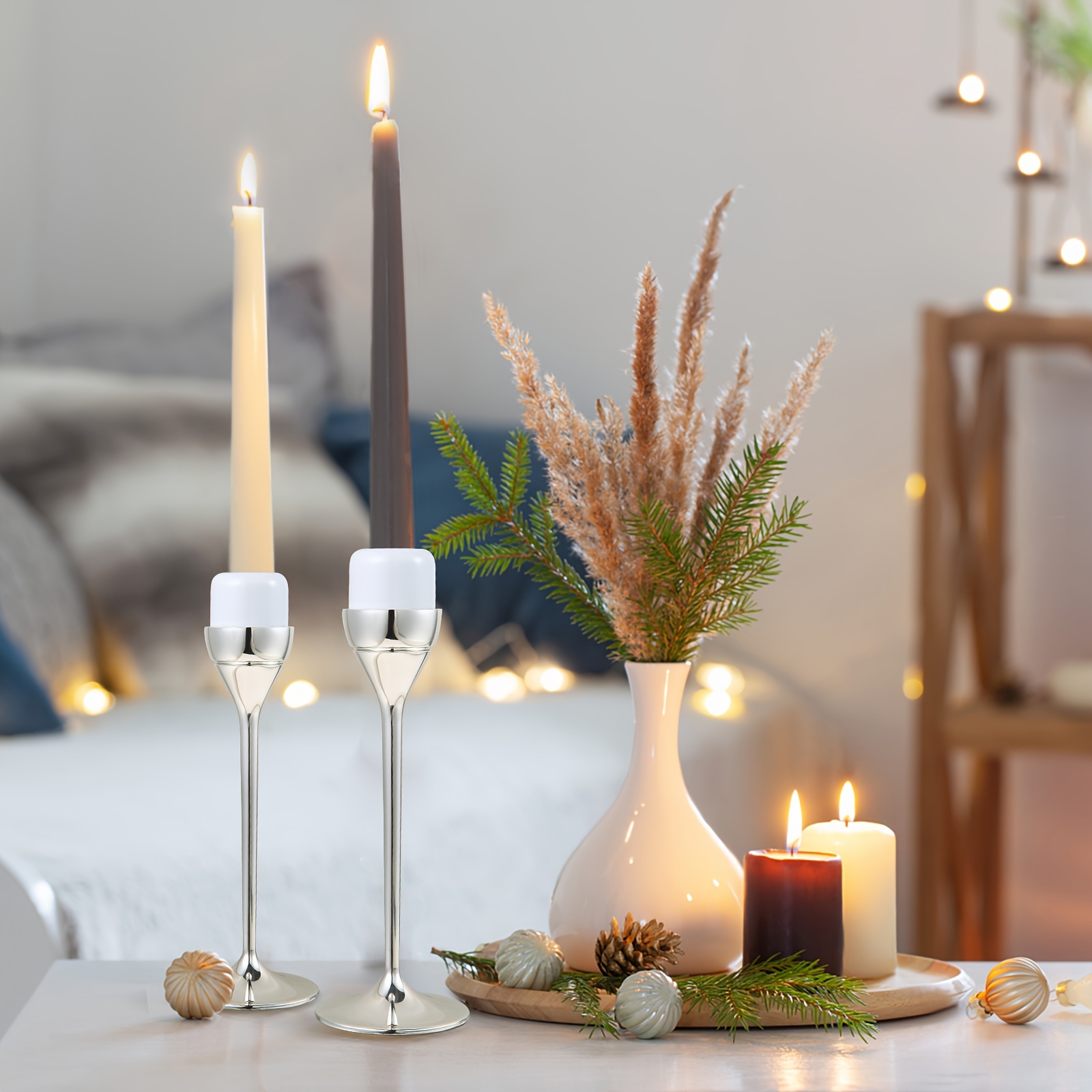 Decorative Metal Candle Holders - Temu