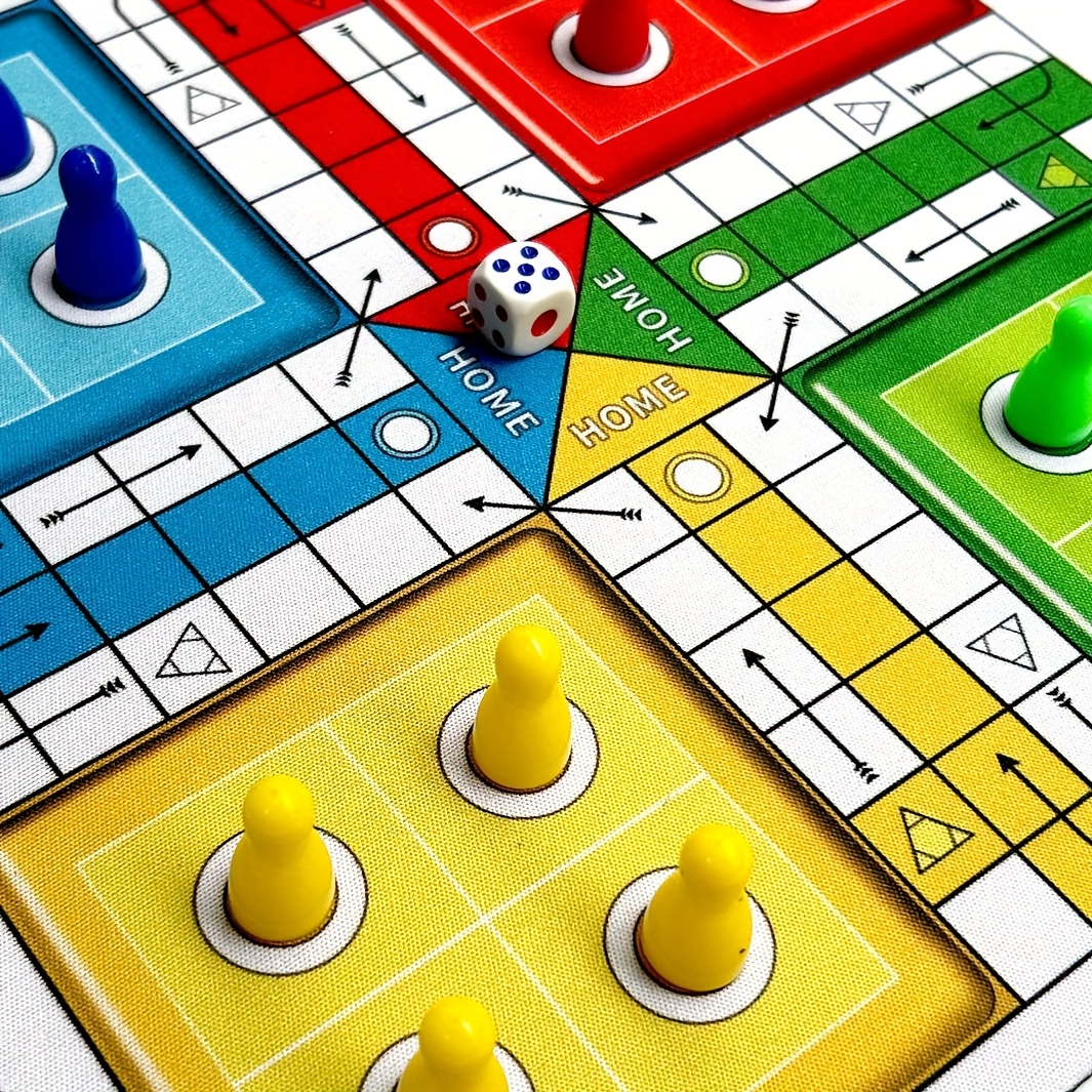 ludo game board dice pieces suitable family