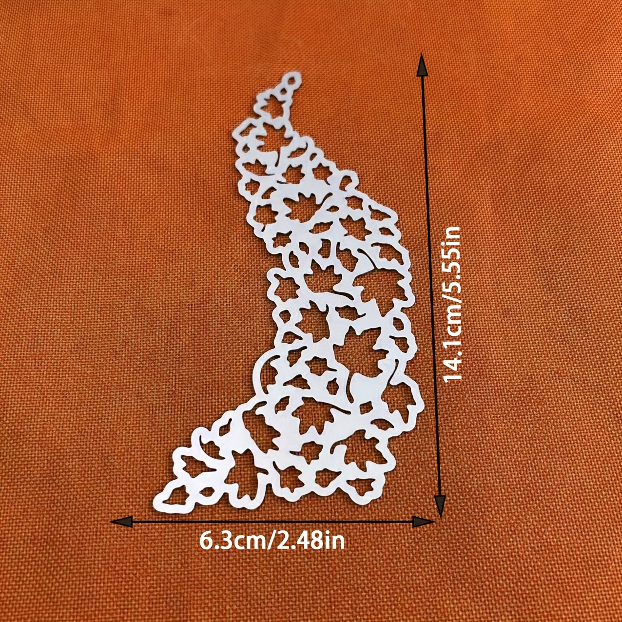 E-shop 1 Stück Ahornblatt Grußkarten-Metallstanzform, DIY Scrapbooking-Prägestempel, Dekorations-Schablonen für Handgemachte Karten, Geeignet für