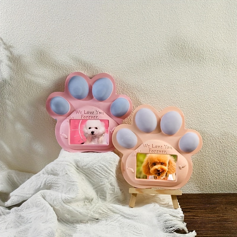 

1pc Unique Print Mold Multi-functional Photo Frame Decoration Resin Mold, Including Dog Paw Photo Frame Decoration