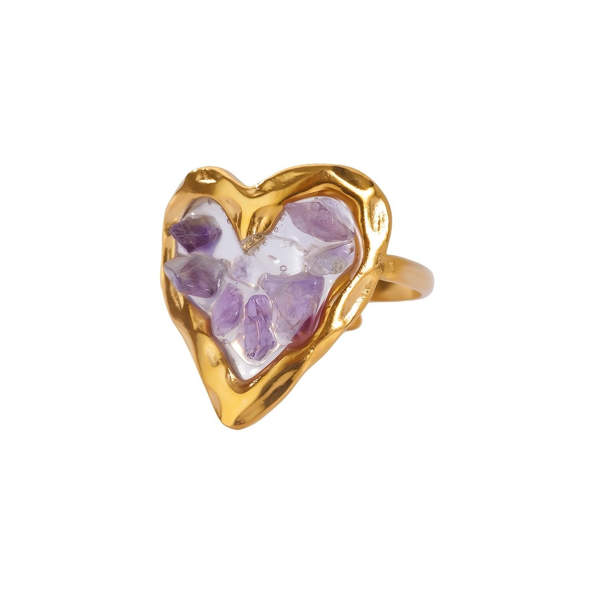 TEMU 1 Anillo de de con goteo de aceite de acero inoxidable, bohemio, joyería Y2K, diseño de , adecuado para uso vacacional