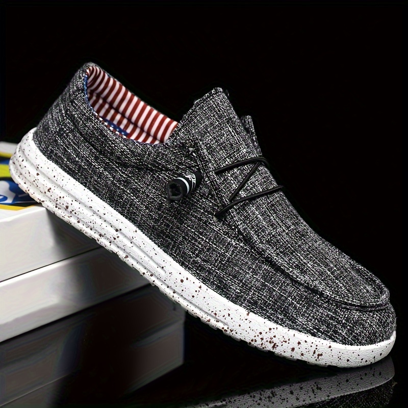 

Large Size Men's Pure Color Casual Shoes, Breathable Light Lace Comfortable Shoes, Suitable For Outdoor Walking And Driving, Spring, Summer And Autumn