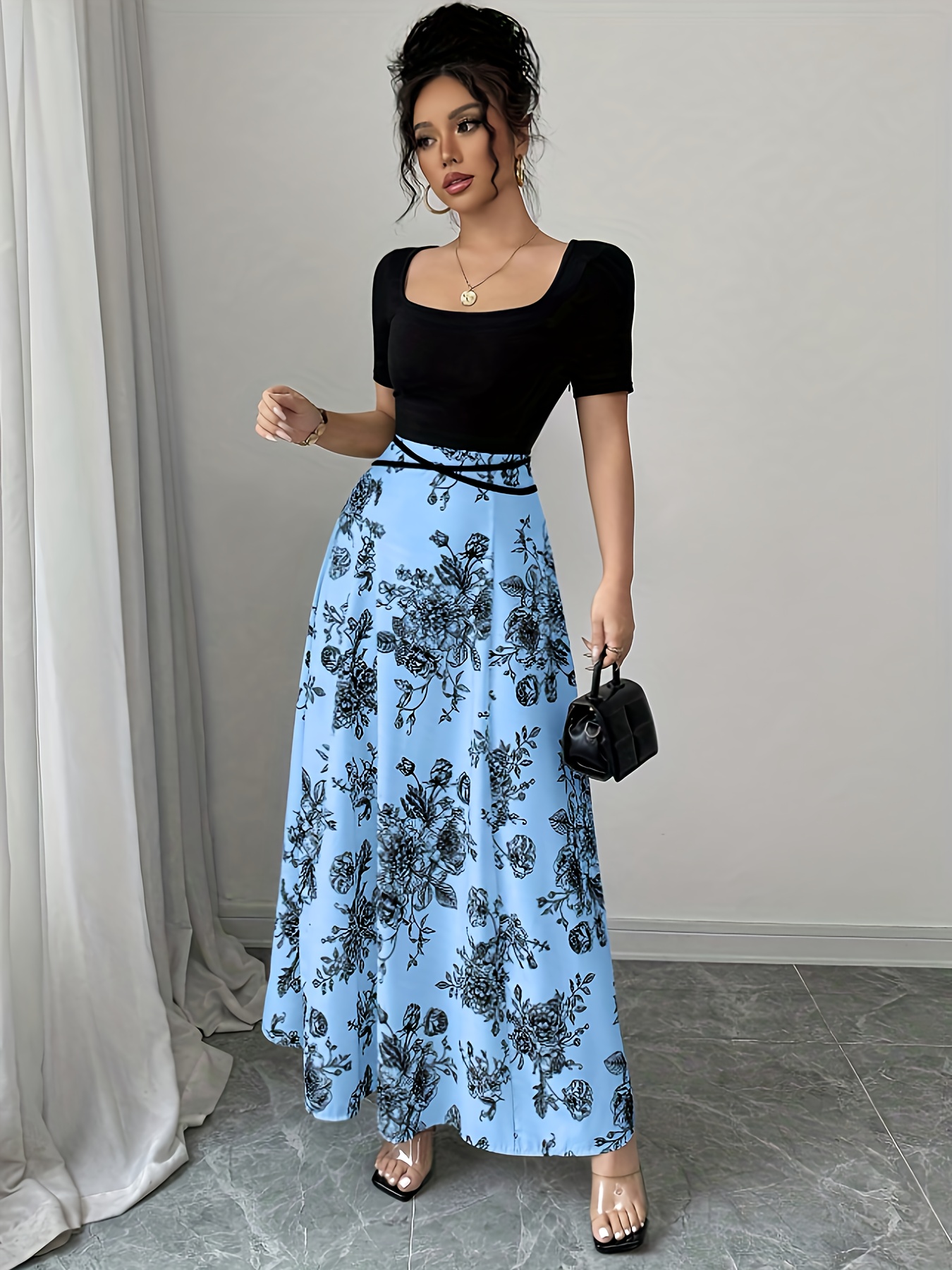 loose boho dress Summer Boho Dress Women Vintage Printed Spaghetti Strap A-line Sundress Casual Loose Sleeveless Mini Vestidos Beach Dress GN / XL / United States