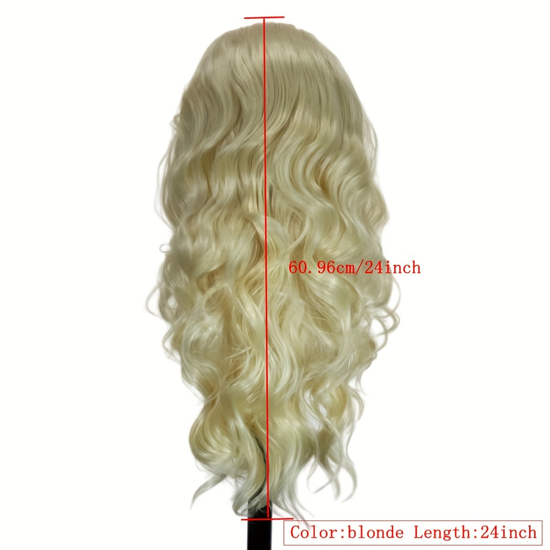 ? 24” WHITE BLONDE BODY WAVY LACE FRONT WIG?*NEW ? 24” WHITE BLONDE BODY WAVY LACE FRONT WIG?*NEW main image 4