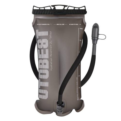 tekli paket gri su şişesi, 1.5l/2l/3l kapasiteli, tpu malzemeden yapılmış, bpa içermez, yürüyüş ve bisiklet için ideal