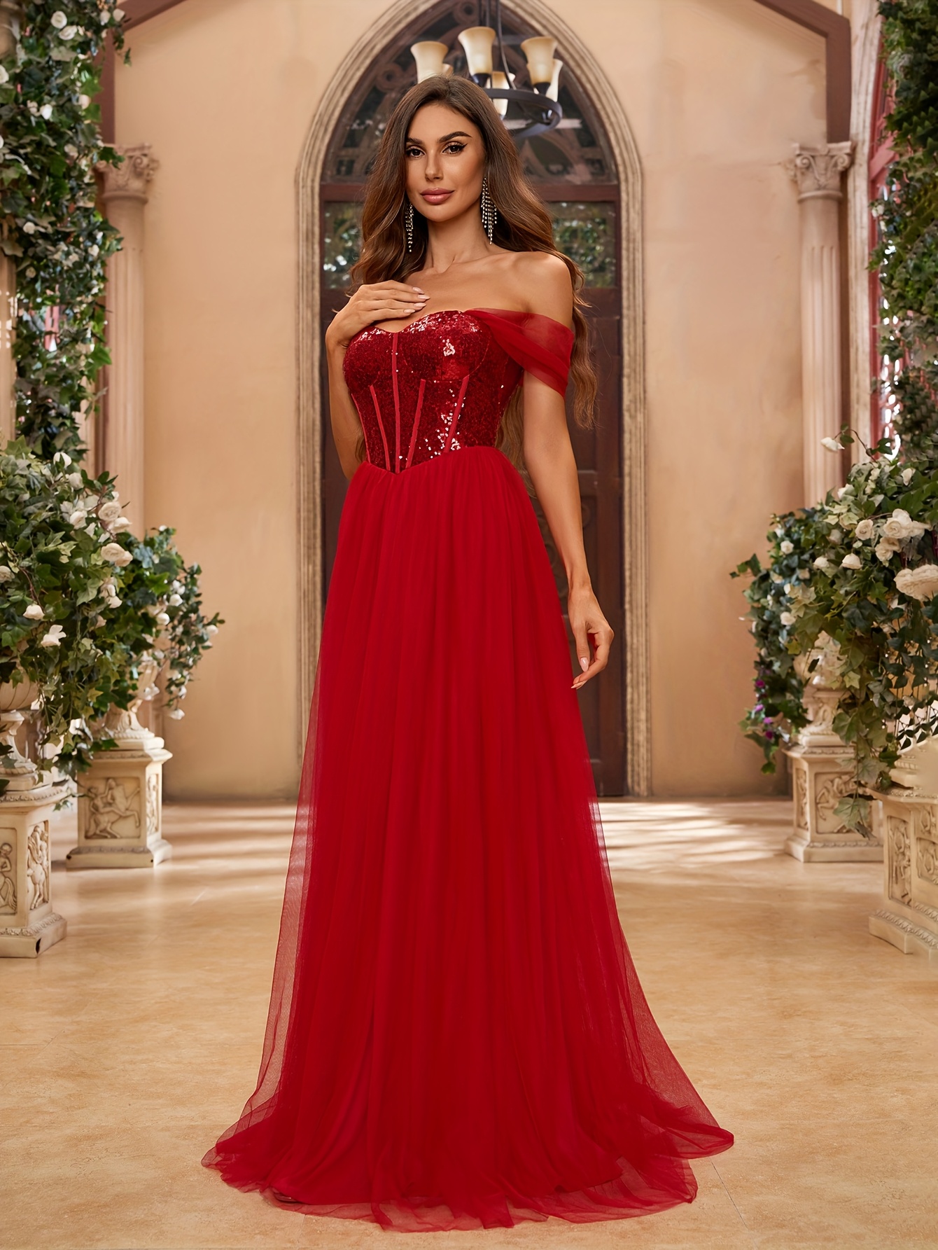green emerald velvet dress Corset Long Quinceanera Ball Gown with Back Bow Bahama Blue / 2XLarge