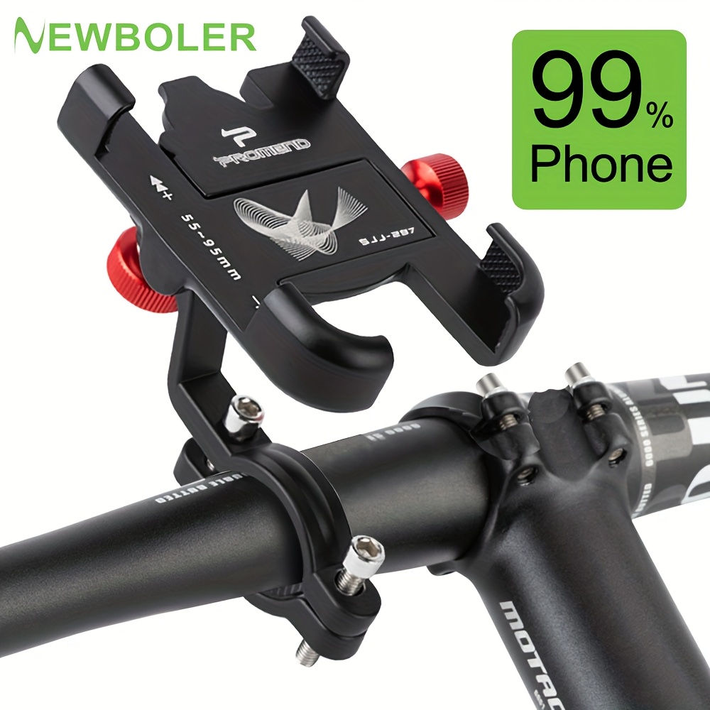 

Non-slip Phone Holder, -degree Rotating Aluminum Alloy Stand Suitable For Outdoor Cycling And Mountain Biking - Holds The Phone For Convenience.