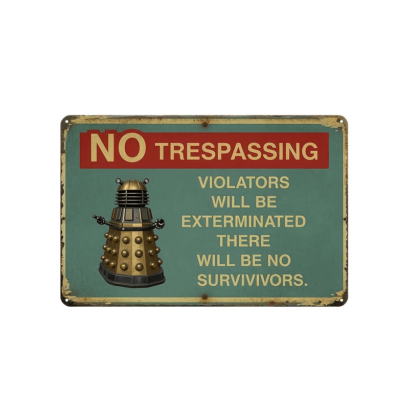 TEMU 2d Plane, No Trespassing Sign Creative Decoration - Wooden Decorative Plaque, Garage Wall Art Decoration Gift | Wall Art Decoration Halloween