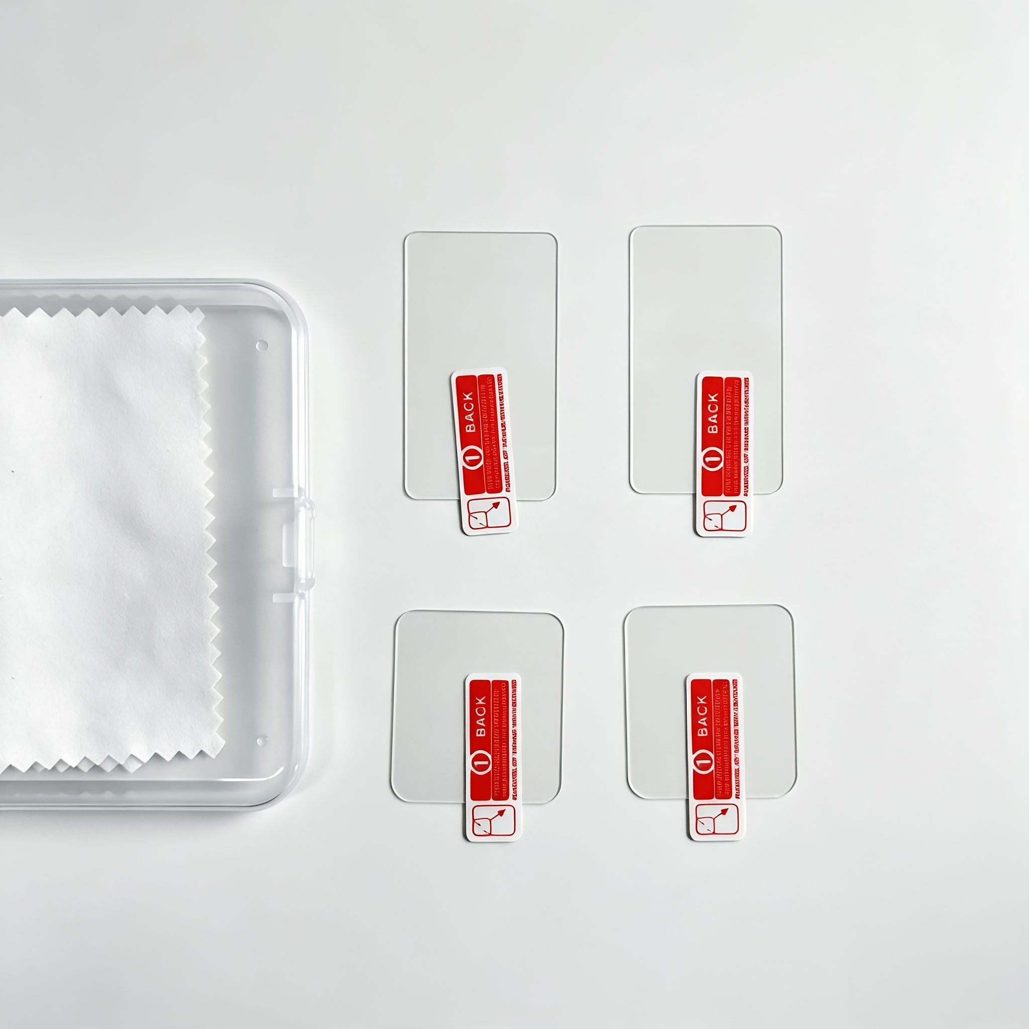 TEMU [2+2pcs] Screen Protectors For Pocket 4p+ Om8p Viewfinder, Pocket 4 Pro Additions Tempered Glass Screen Protector, 9h Hardness, Ultra Hd, Touch