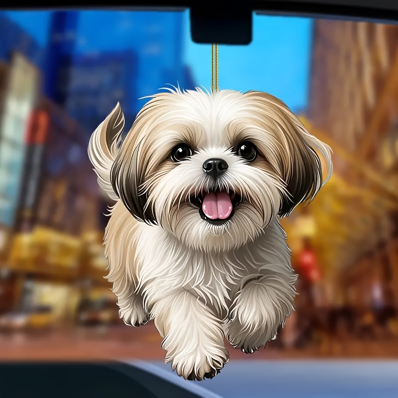 

Shih Tzu Pendant - Car & Keychain, For Christmas, 's,