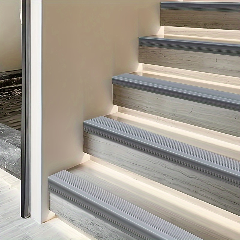 

1pc Indoor Stair Anti-slip Strip, Step Edge Strip, Floor Step Anti-slip Strip, Self-adhesive, Extra Wide Anti-slip Strip, Floor Tile Edge Protector