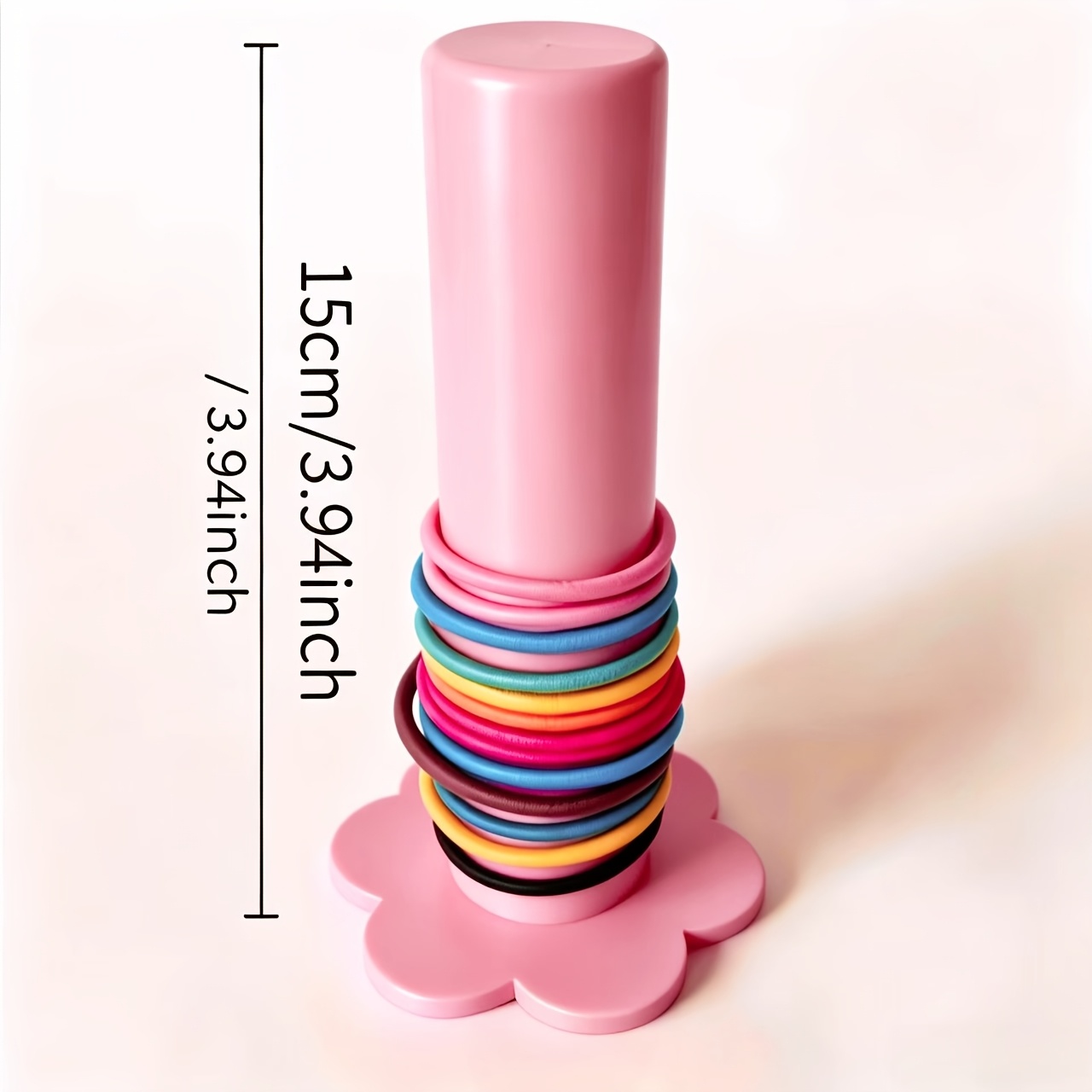 TEMU 1pc Upgraded Large Size Creative Hair Accessory Storage Rack, Easy High Aesthetic Hair Tie Display Stand, To Cluttered Countertops, Desktop