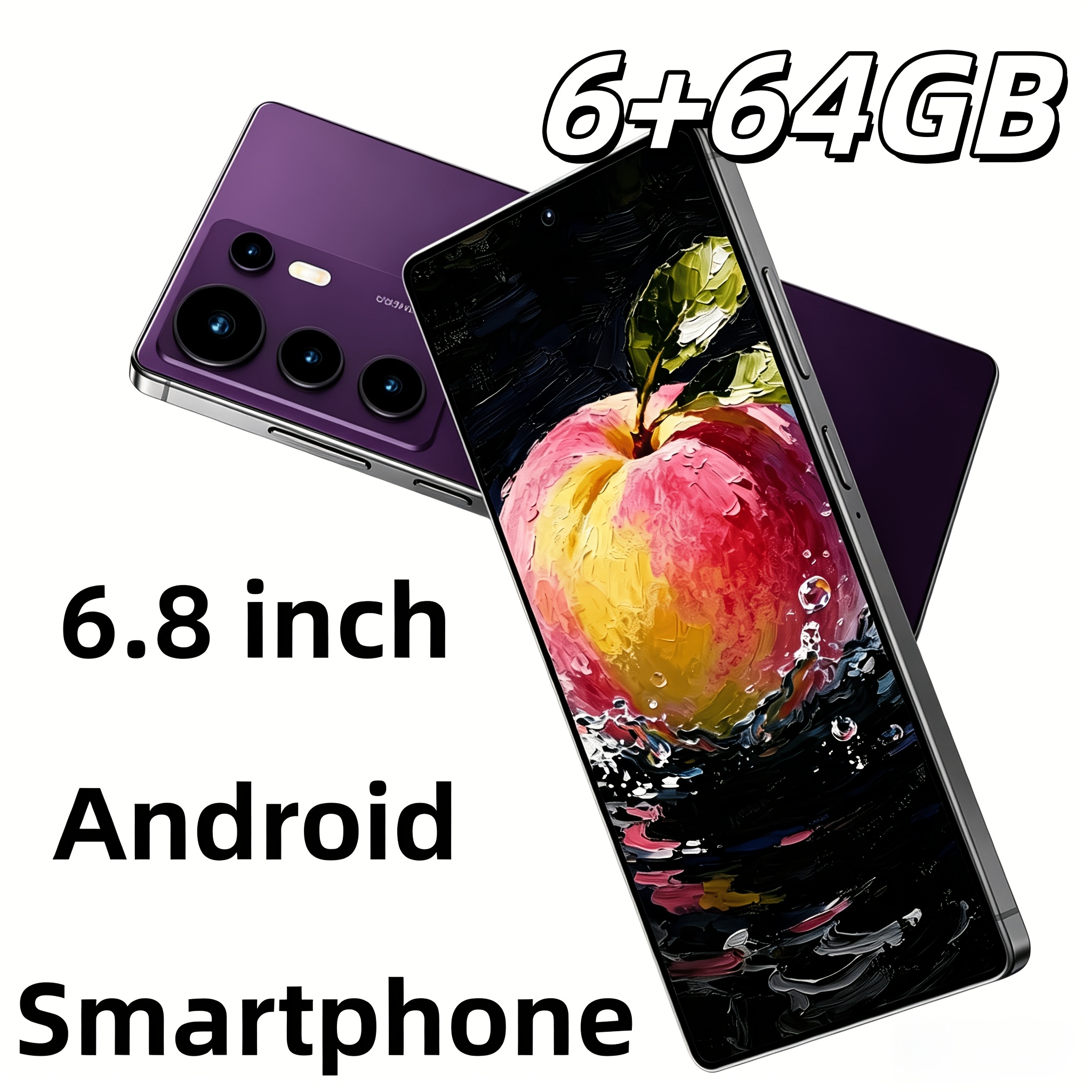 25 Ultra Holiday Daily Device, Android Global Unlocked Phone, 6.8-Inch HD Screen
