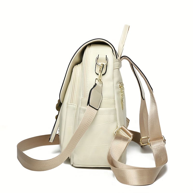 Alternative view of Bolso de viaje versátil, mochila ligera, bolso casual multifuncional para hombro y mochila de tela suave y…