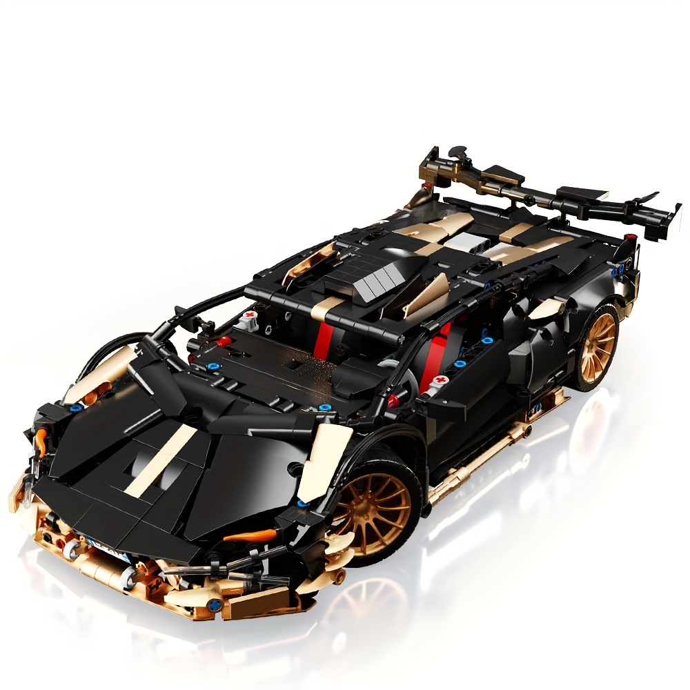 

Racing Car Building Toys, Adult Man Challenges 1:14 Scale Stem Car Building Toys, 1314 Pieces