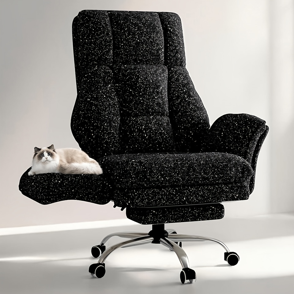 Swivel Chair Office Chair Executive Chair Ergonomic With Foldable Armrests