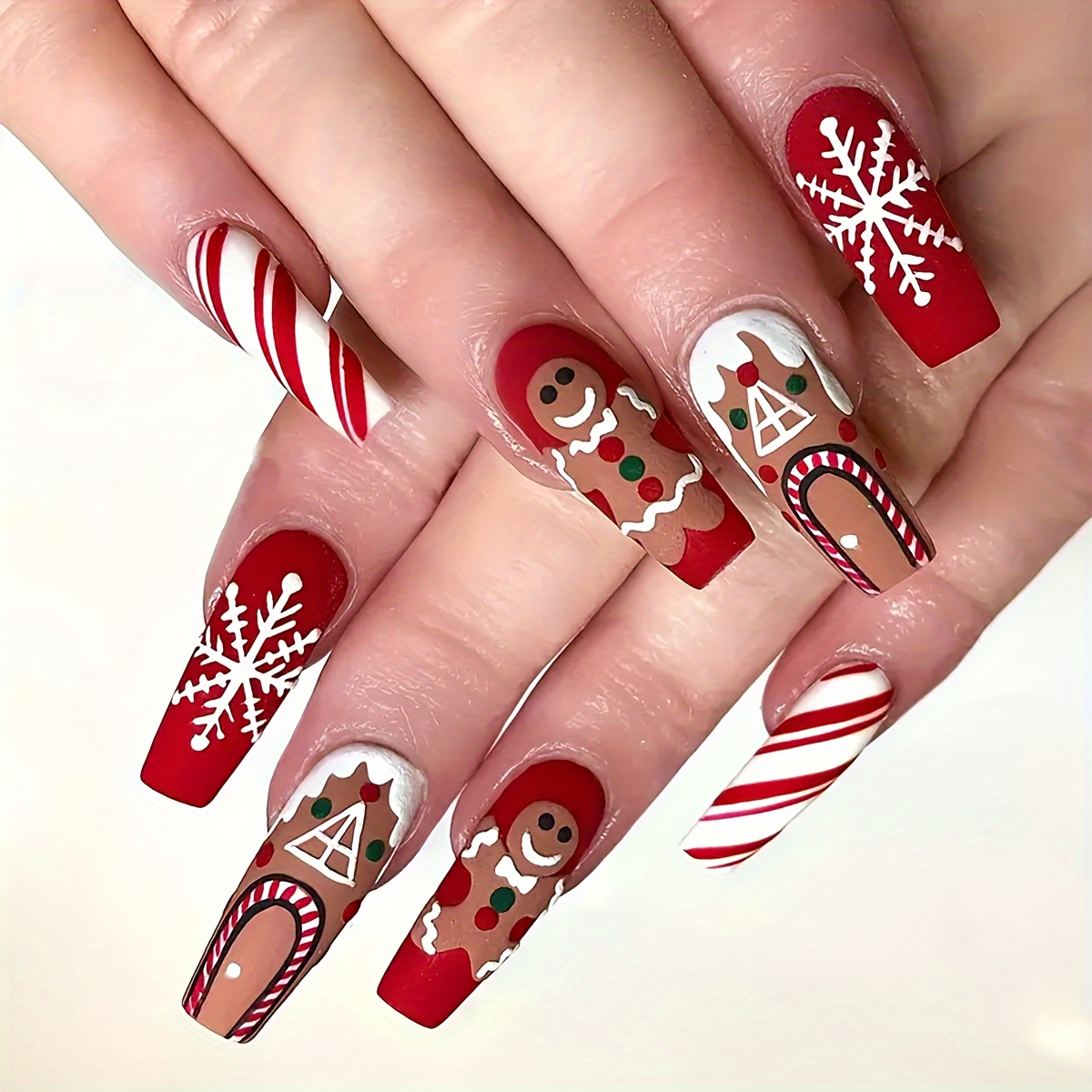 

24pcs Christmas Set - Long Fake , & - False For Women And