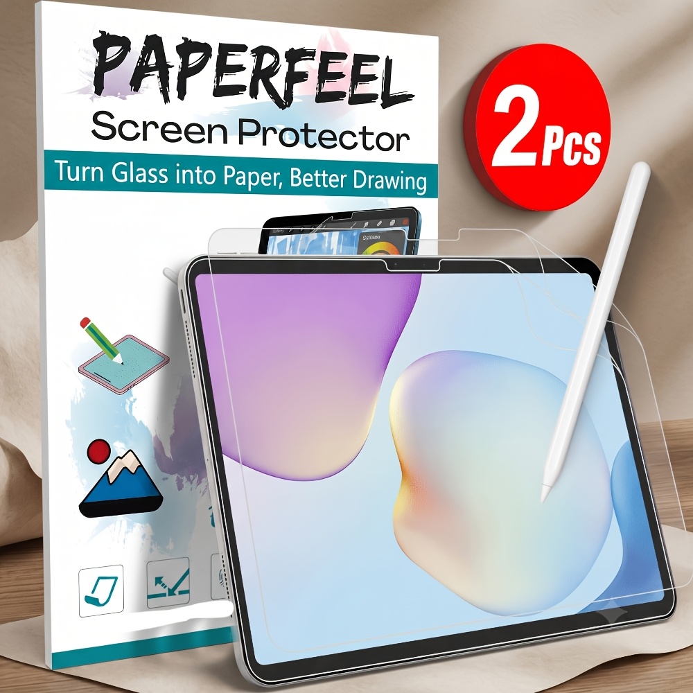 TEMU 2pcs Paper Feel Tpu Screen Protector For Huawei Matepad 11.5 2026 2025/11.5s 2024/matepad Air 11.5/11.5 2023 Anti-scratch No Tempered Glass Film
