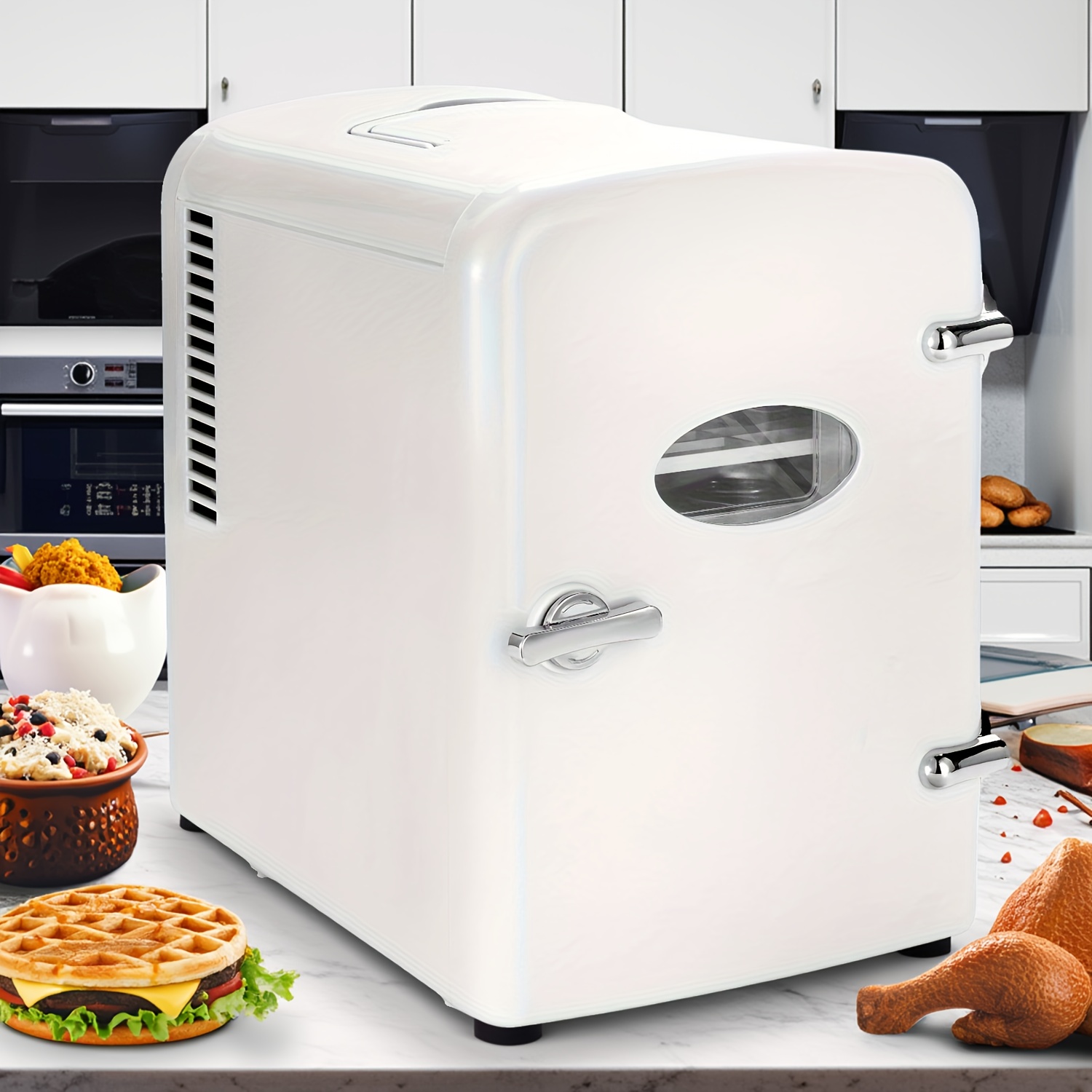 Compact 4-liter Fridge, Convenient For Cooling, Space, Ideal For Home And Travel, Designed With Levels