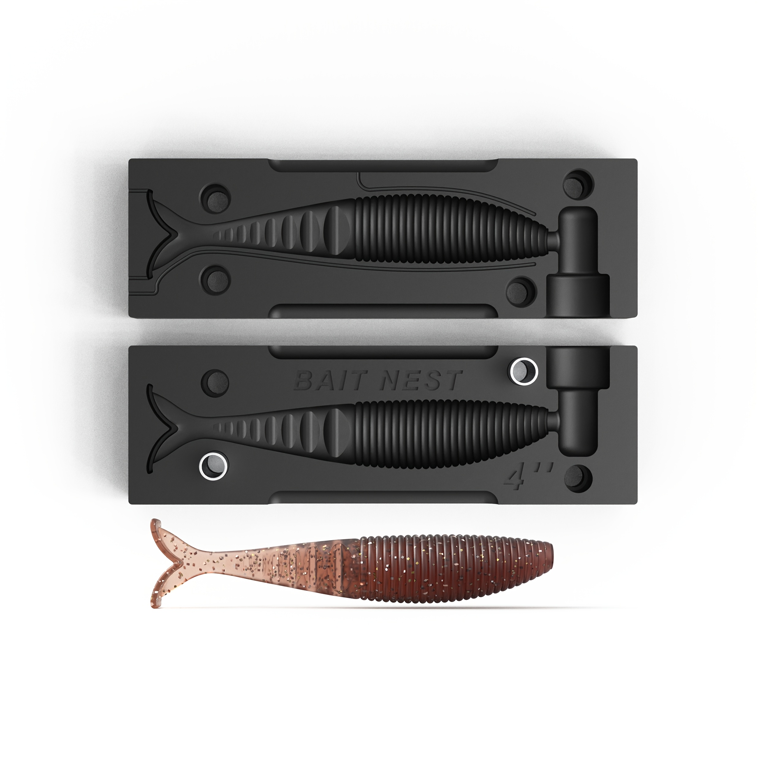 inch fishing lure mold kit diy soft plastic baits cnc Temu Finland