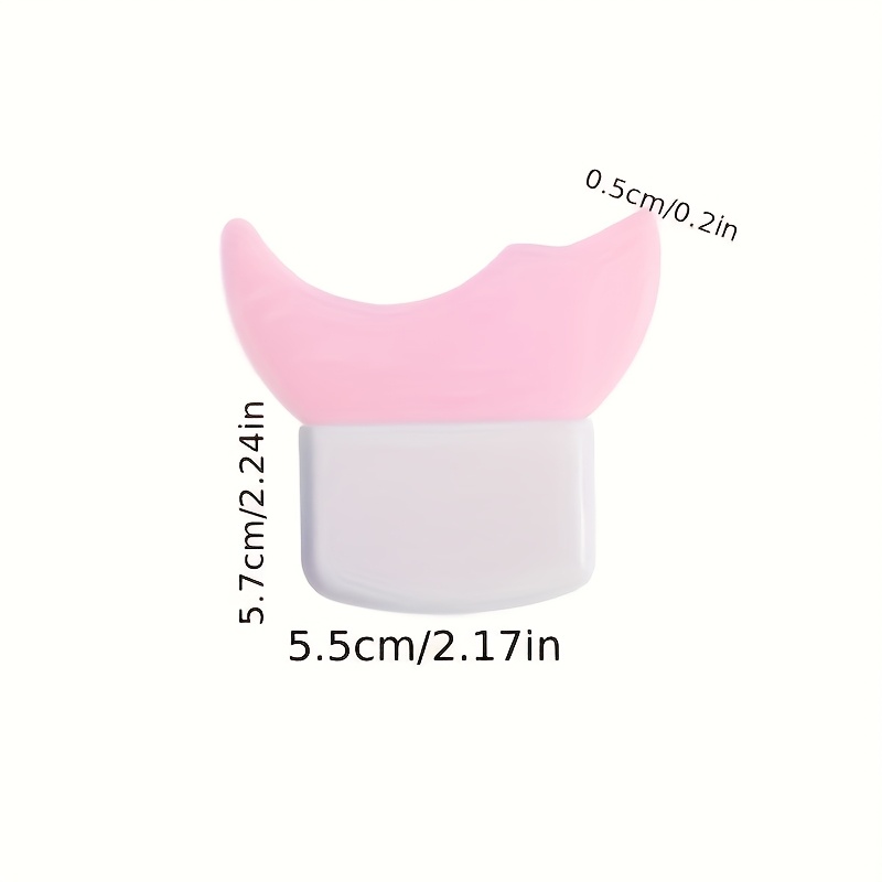 1 mascara   applicator tool multi functional eyelash and eyeshadow aid pad reusable silicone eyeliner stencil quick eye makeup tool Product details 6
