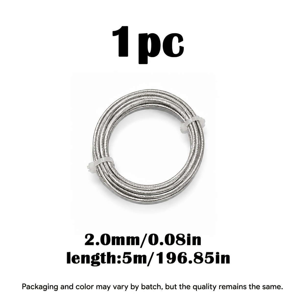 TEMU Steel Wire Grass Rope For Lawnmowers, Steel Nylon Trimmer Line With Optional Sizes, Suitable For Trimmer Mower Garden Trimming Additions