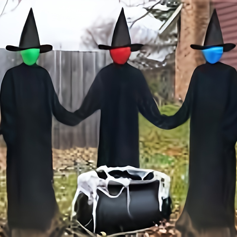 HALLOWEEN TRIO WITCH hotsell LIGHT & SOUND CHANTING LAUGHING