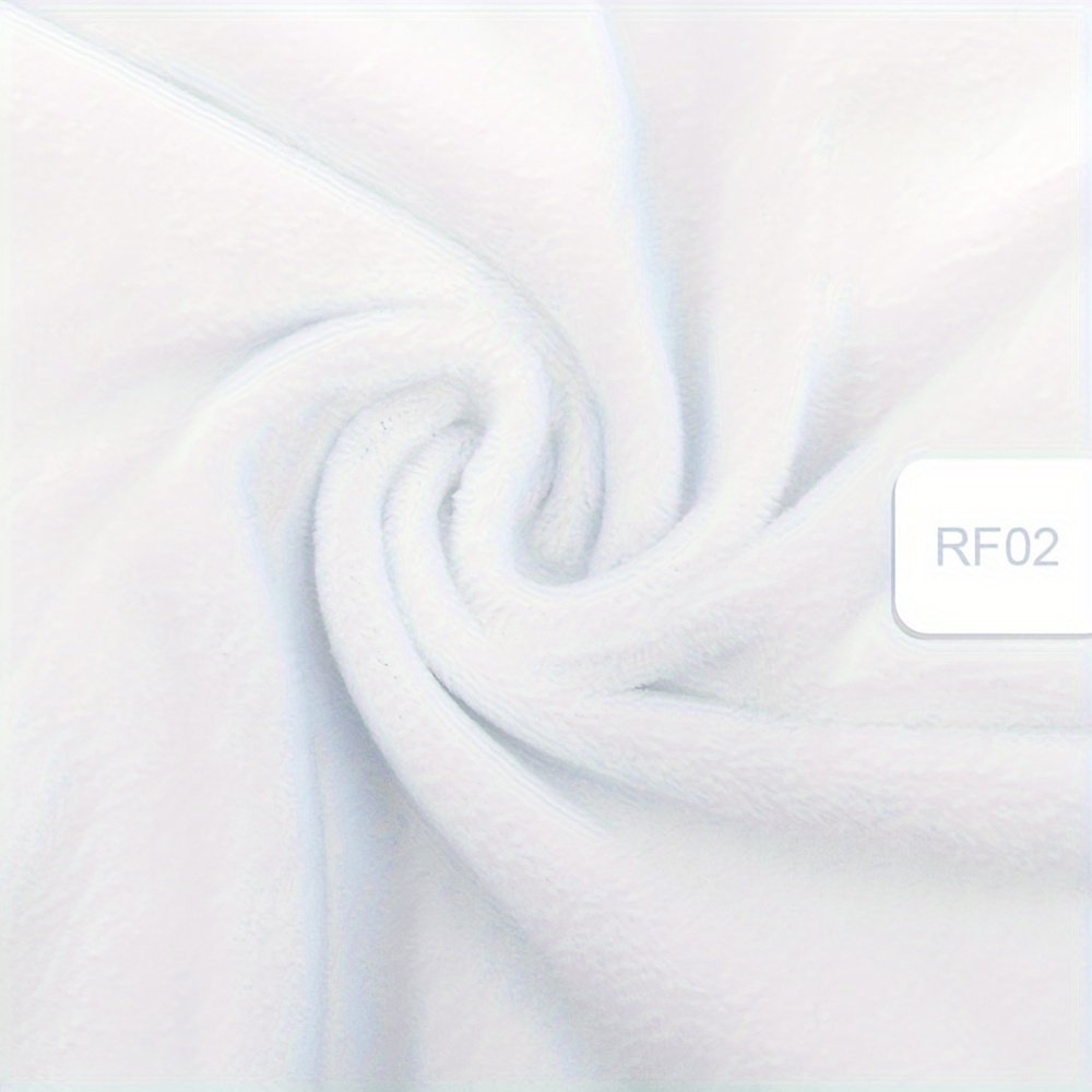 1.5mm Fabric For Sewing, Diy Crafts, Home Textiles, Toy Plush , Solid , 45*50cm, 100% Polyester Woven Plush Fabric