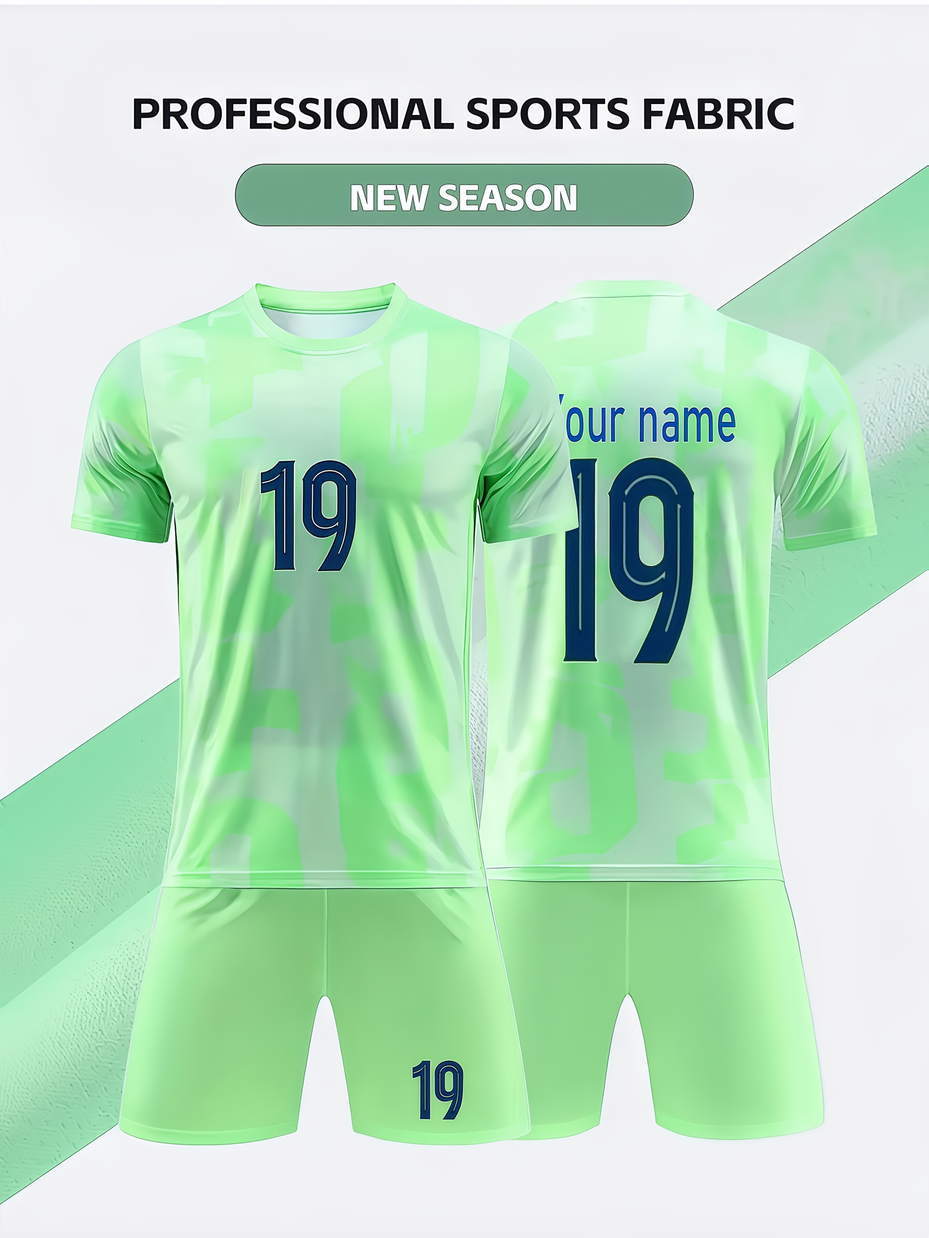 set tute calcio spagnole kit sportivo barcellona numero 19