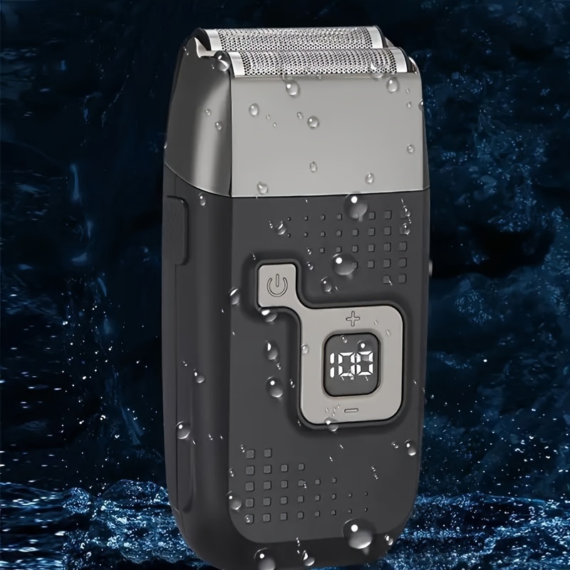 MIGUAN 2-in-1 Electric Rechargeable Foil Shaver with Hair Clipper, Adjustable Speed Razor, Double Mesh Shaving Reciprocating System, USB Charging, Battery - Ideal for Easter & Father'S Day Gift, Best for Father'S Day gift|Eva gift|Ecofriendly gift, electric shaver for base, barber sho