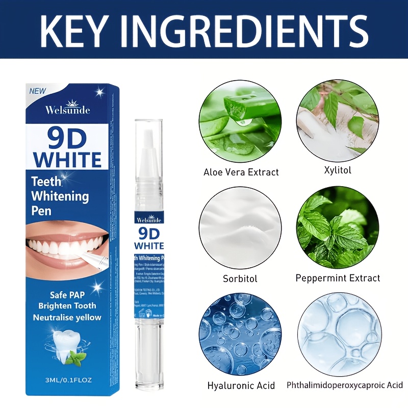 9D White PAP Tooth Pen for Instant Teeth Whitening