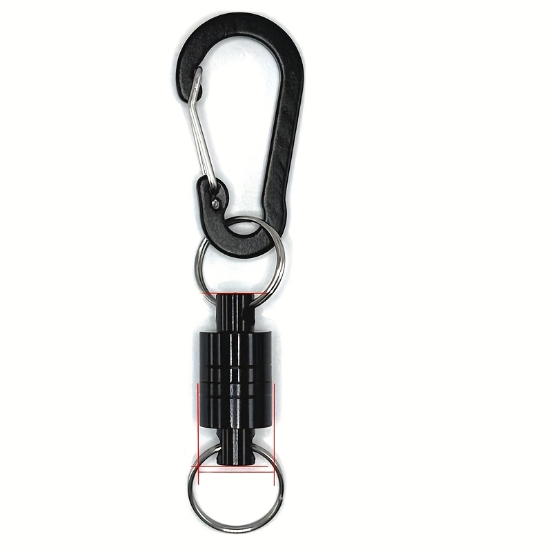 E-shop 1 Stück Magnetischer Verschluss mit 11,0 lbs Tragfähigkeit (5) – Aluminiumlegierung Haken zum Aufhängen für Outdoor-Aktivitäten, Camping und