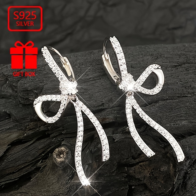 Fashionable 925 Sterling Silver Butterfly Earrings, Daily Wear