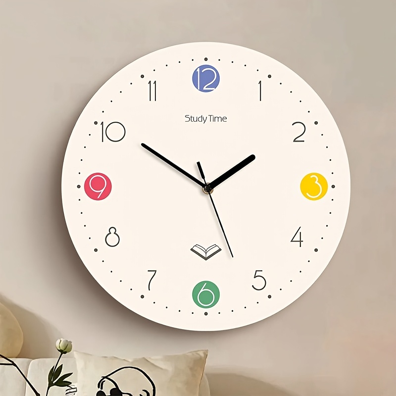Horloge Murale Vintage Citron 25,4 Cm - Silencieuse Sans Tic-tac, Alimentation Pile AA, Design Rétro Pour Salon, Cuisine, Bureau - 13