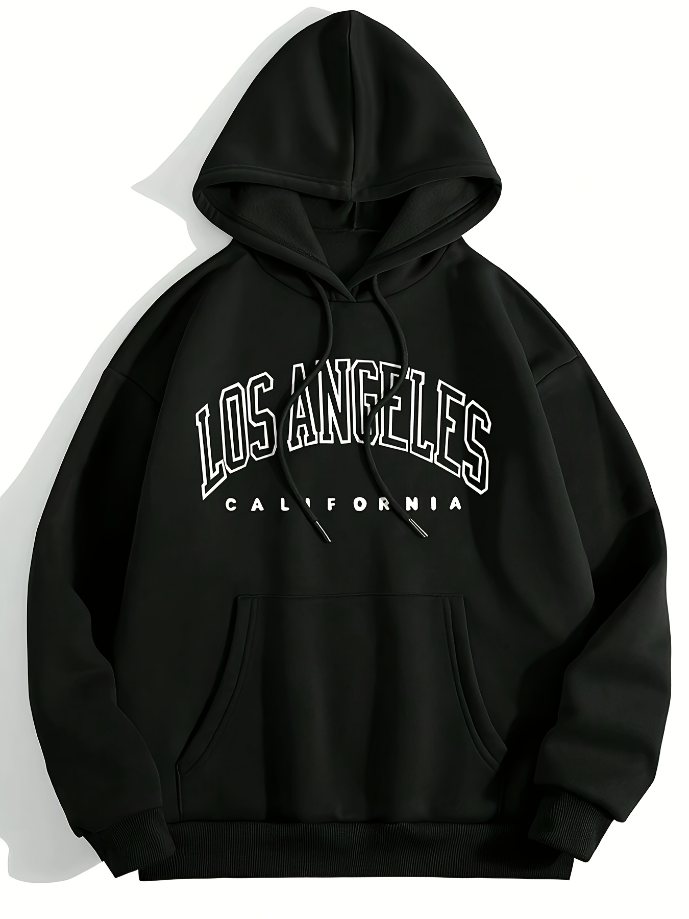 Los Angeles フード付きパーカー タウペ