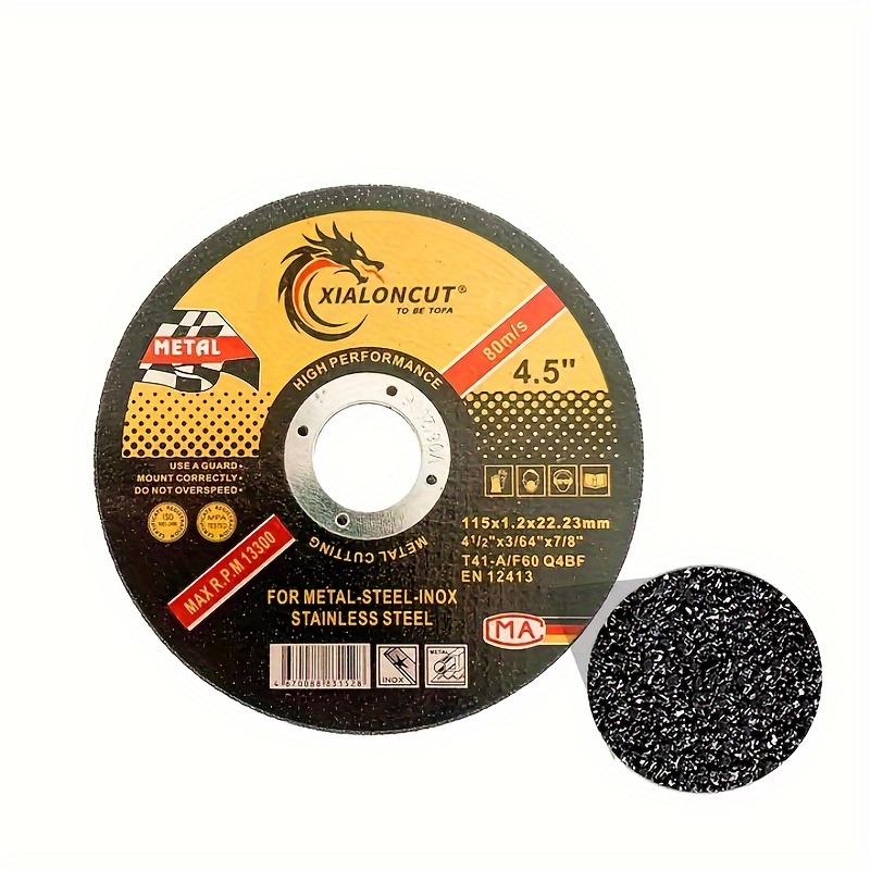 

10-piece Ultra Thin Metal Cutting Discs, 4.5" - Precision Cut Off Wheels For Efficient Metalworking