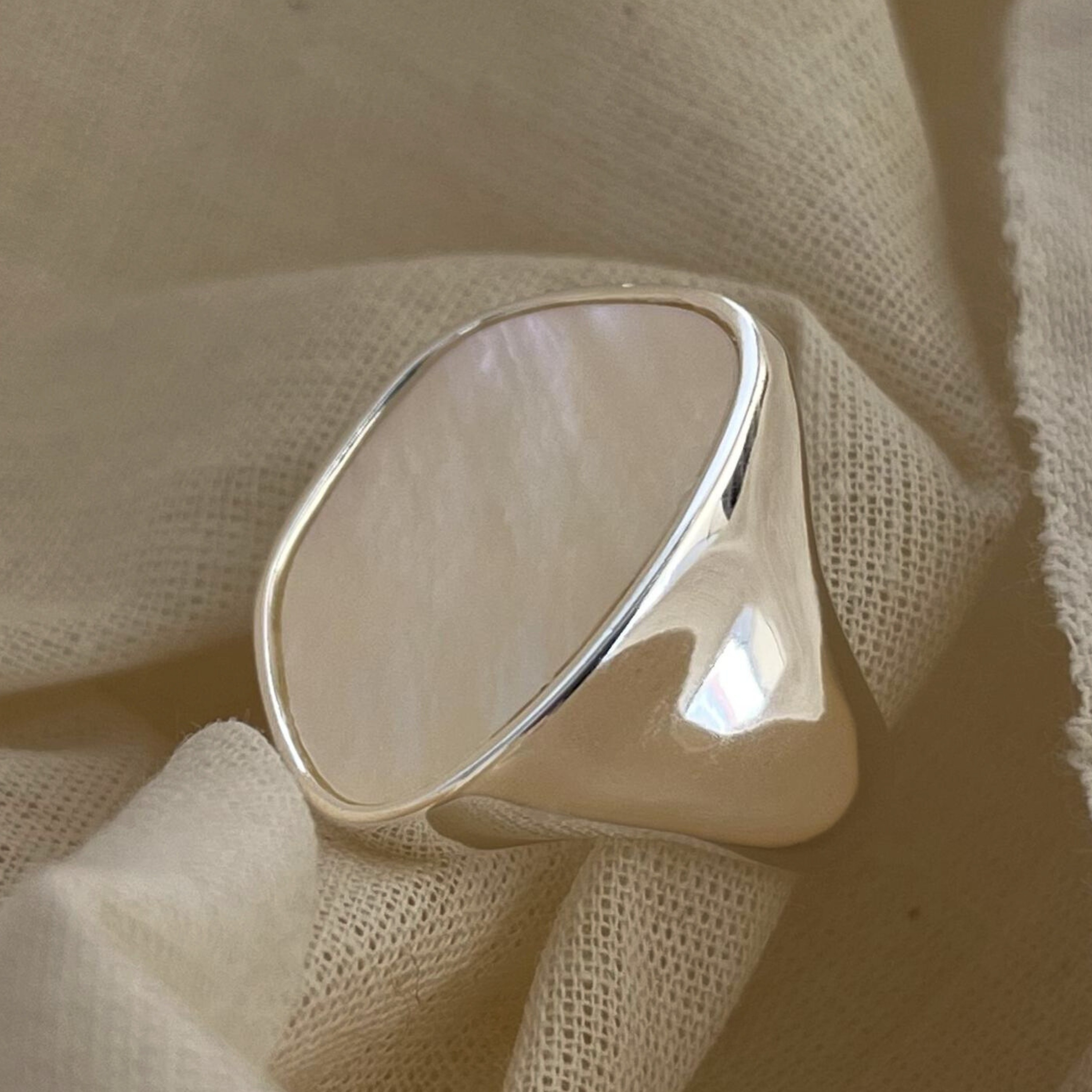 Adjustable S925 Silver Ring, 6.4g, Avant Garde Design