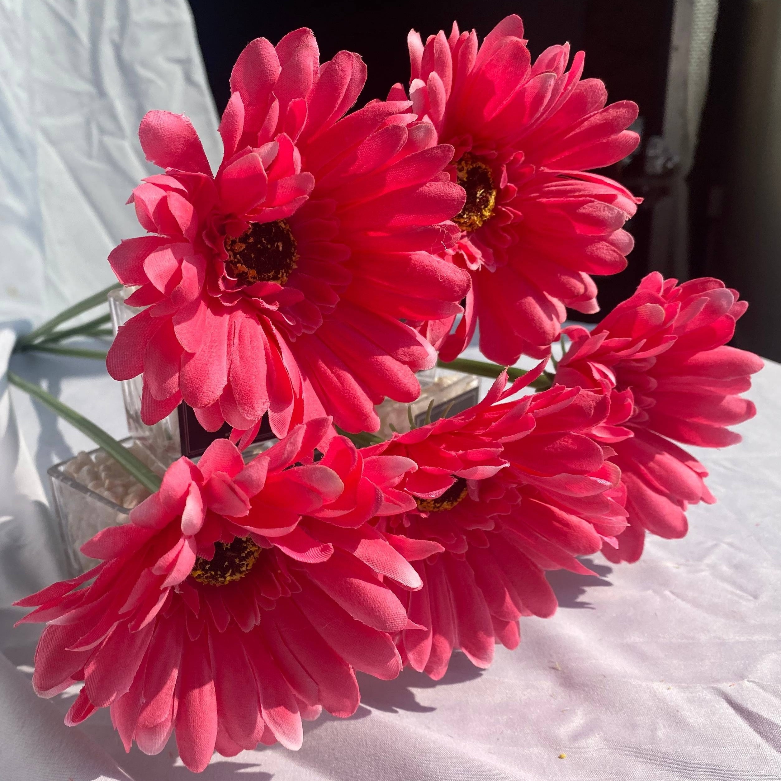 TEMU 5-pack Artificial Flowers, Artificial , Christmas Home Decor, Wedding Decorations