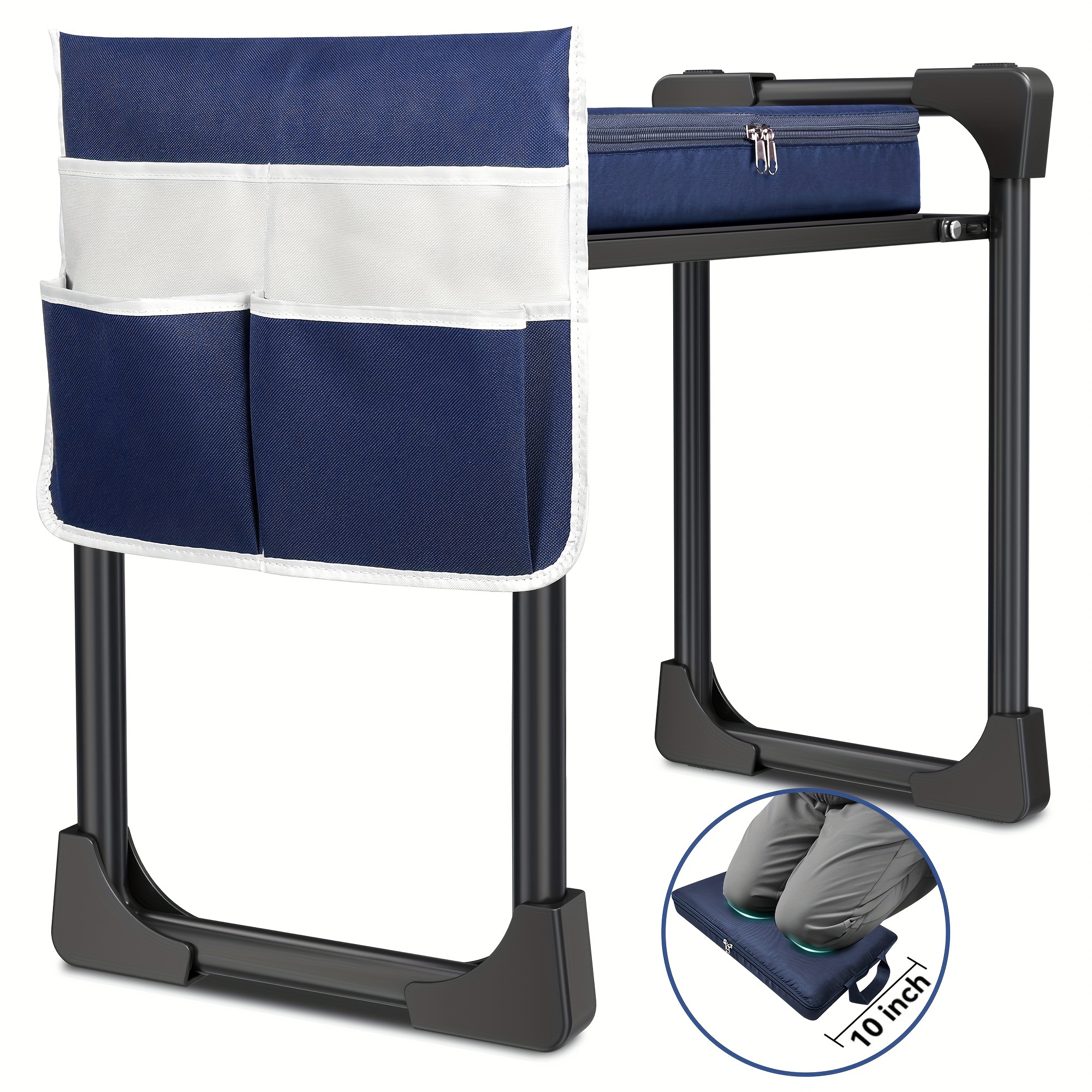 

Kneeler And , Patented Kneeling Pad , 350lbs Duty Stool Tool Bag, Gardening For Women And Men