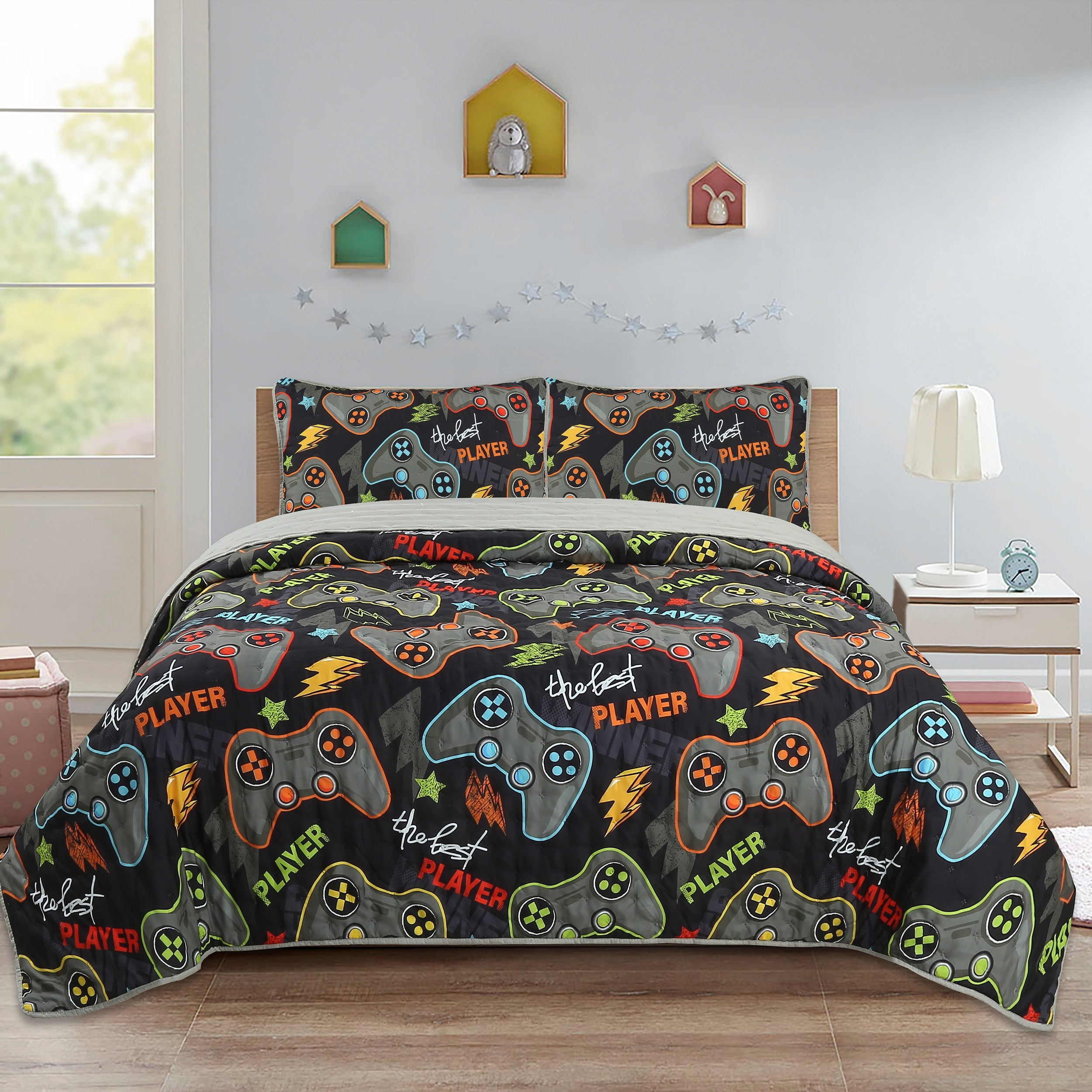 Game online Console Comforter Set for Boys - Queen