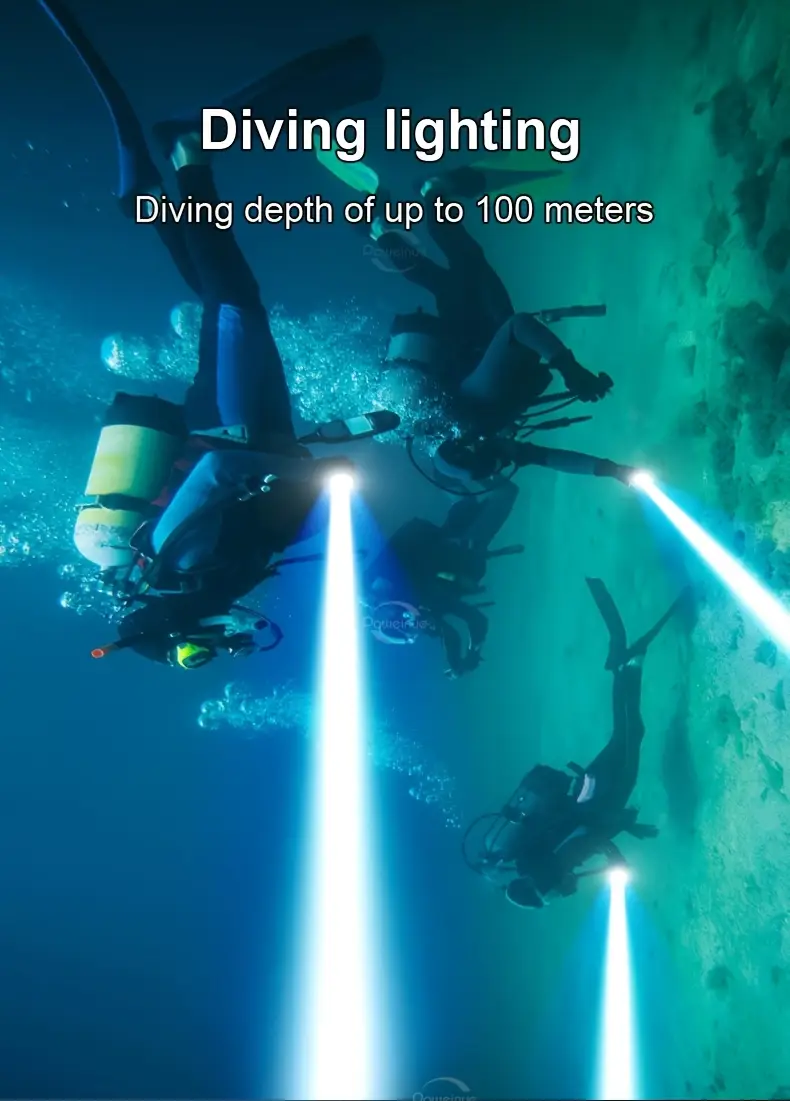 2025 xhp70 підводний ліхтар для дайвінгу 100m професійний підводний ліхтар для дайвінгу підводний ліхтар акумуляторна лампа для дайвінгу потужний ліхтар для скуба-дайвінгу Опис товару 6
