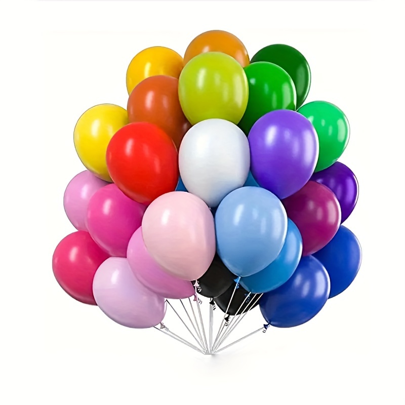 200 globos de 5 pulgadas de colores surtidos, pequeños mini globos de látex  arcoíris para fiestas, cumpleaños, baby shower, aniversario, festival