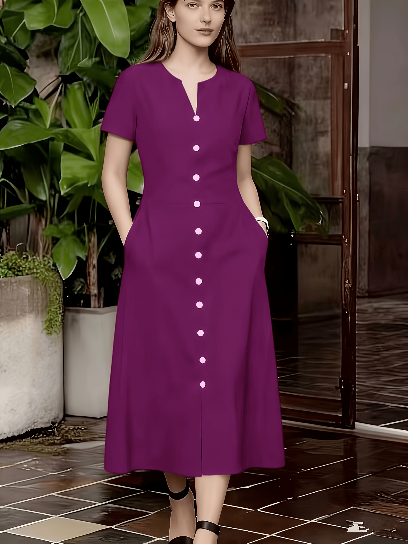 dresses polyester sold on Temu United States
