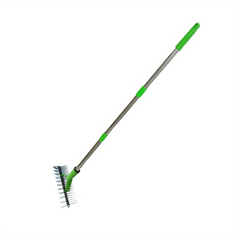 E-shop Verstellbarer Rasenvertikutierer - Multifunktionaler Verstellbarer Gartenrechen | Hochleistungs-Multifunktionsrechen für Rasen Garten mit