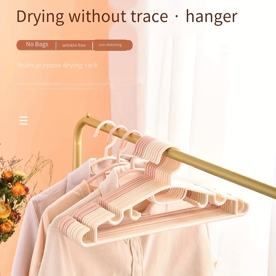Plastic Clothes Hangers Notched Heavy Duty Clothes Rack - Temu New Zealand